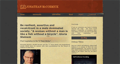 Desktop Screenshot of jonathanmccormick.com